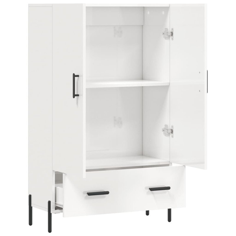 Madonia 69.5cm Sideboard, Gloss White