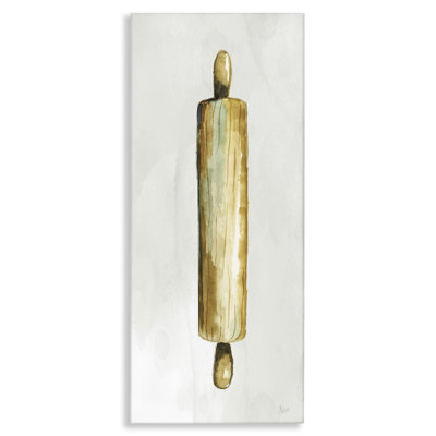 Rustic Rolling Pin Canvas Wall Art by Nan