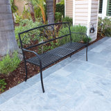 Yousif Iron Outdoor Bench