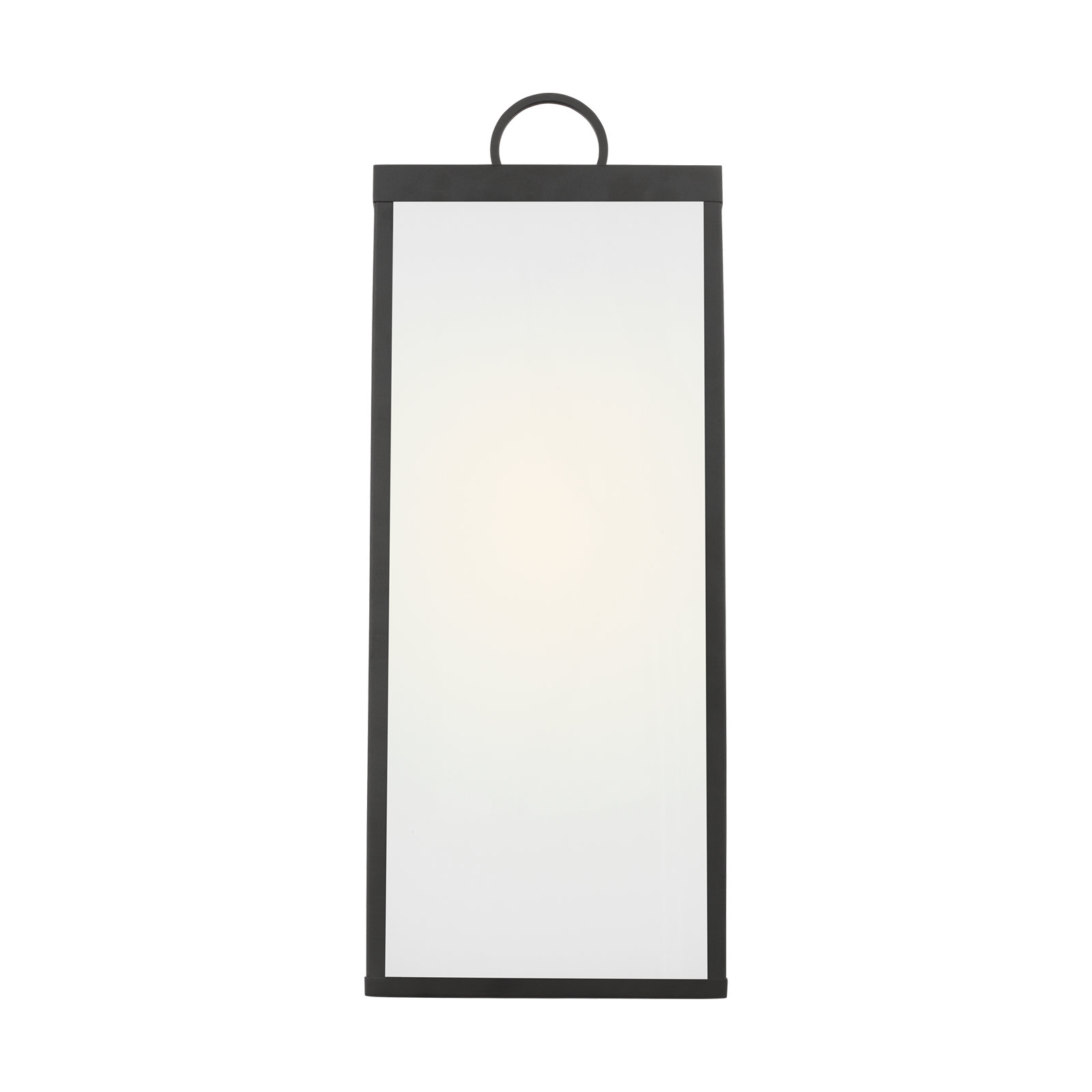 Howell Wall Lantern, Matte Black, 24.25" H x 9" W x 8.5" D