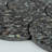 Mother of Pearl 5.28" x 5.64" Seashell Fish Scale Mosaic Tile in Charcoal