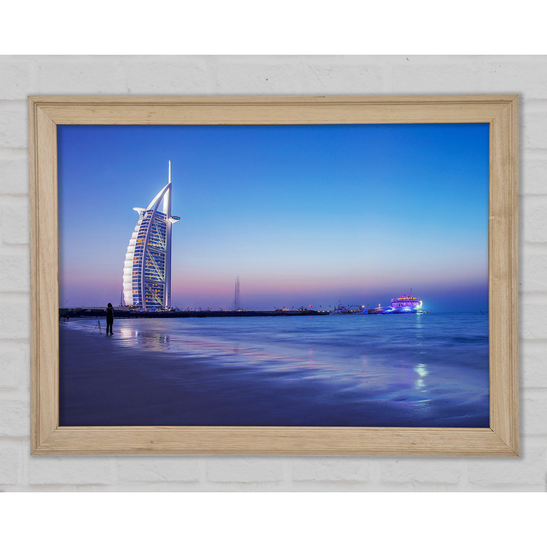 Gerahmter Kunstdruck Burj Al Arab 7 Star Hotel