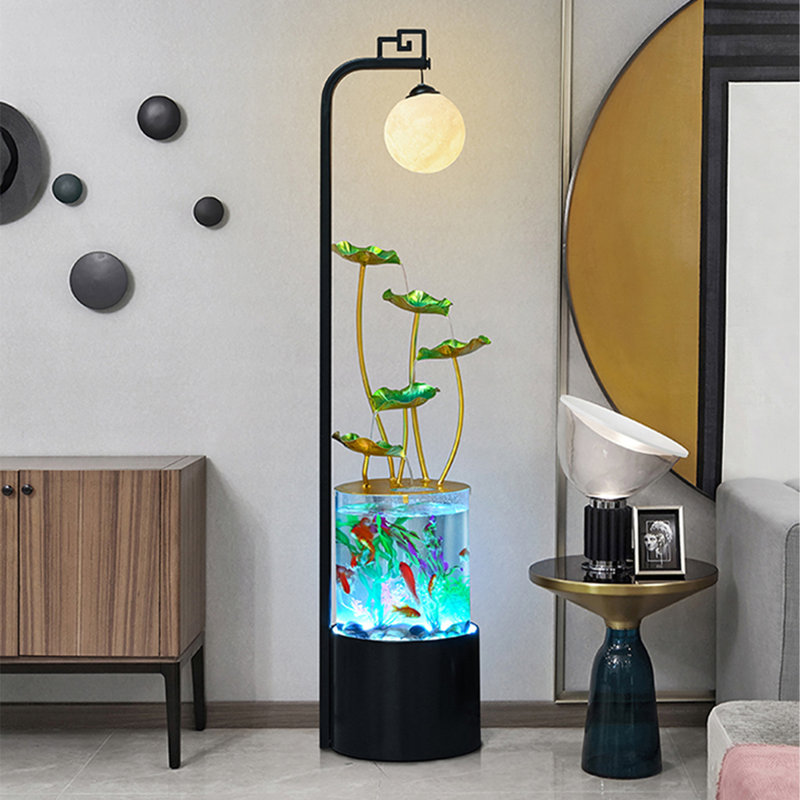 Aquarium 5-10 gallons en fer Eco moderne, Noir