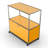 Storage Sideboard File Cabinet Dining Cabinet With Wheels-1707842549