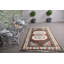 Tapis turc vintage en laine d'inspiration Anatolian en brun terreux pour des espaces de vie élégants