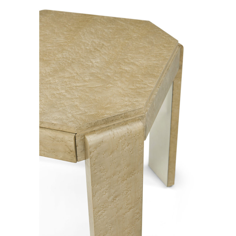 Origins Solid Wood End Table, Sesame