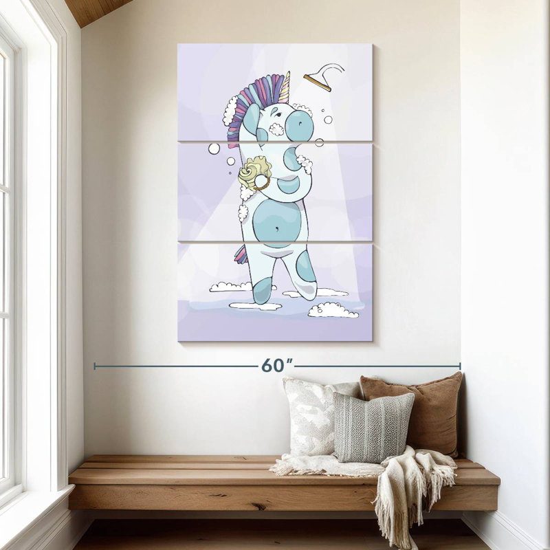 Douche Ashelle Unicorn, H 50 po x l 32 po