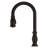 Pull Down Double Handle Kitchen Faucet With Soap Dispenser
