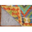 Tapis géométrique en laine Kilim