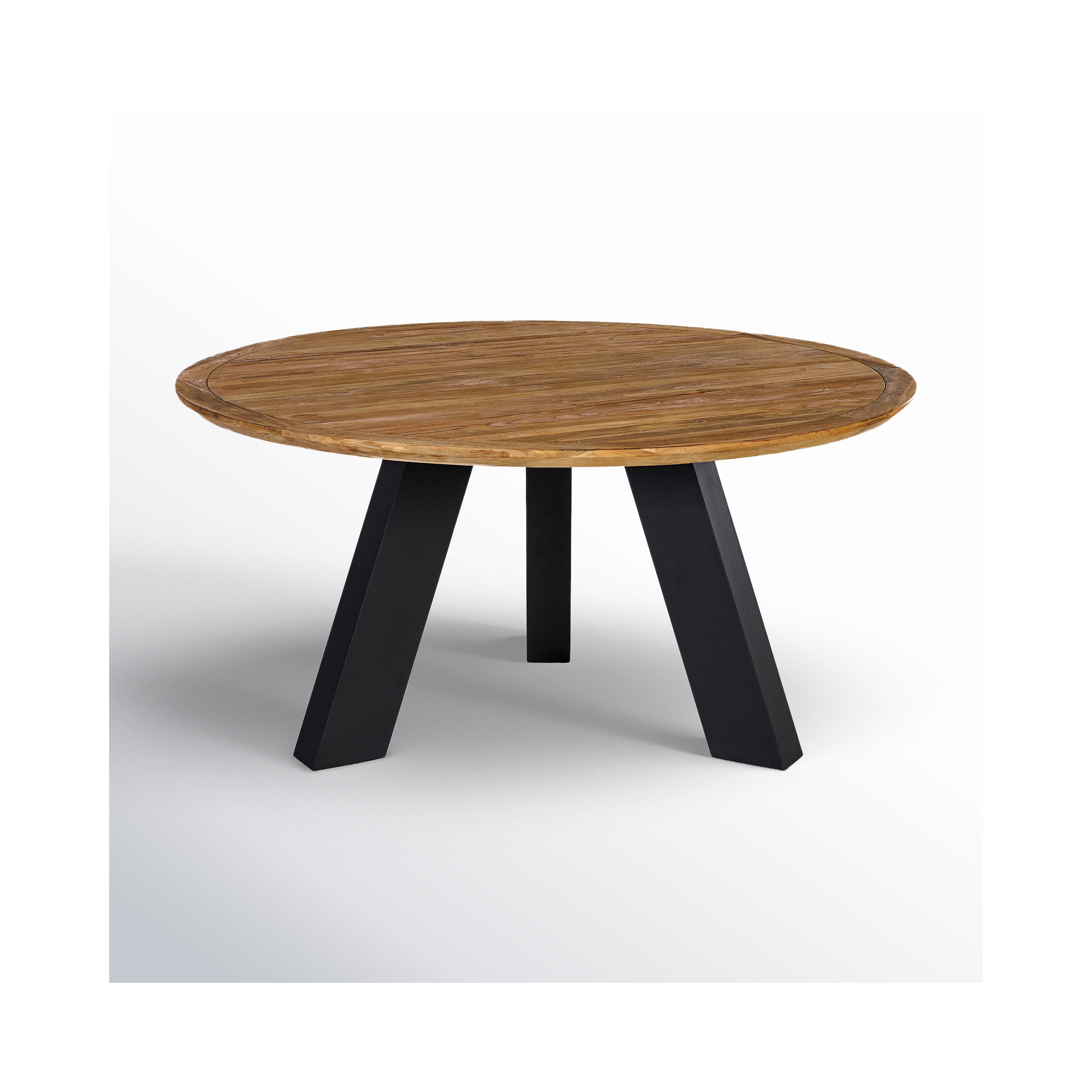Indoor/Outdoor Round Teak Dining Table
