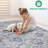 5X7 Blue/Silver/ Nursery Rug - Non-Shedding, Safe And Colorful For , Stain-980718863
