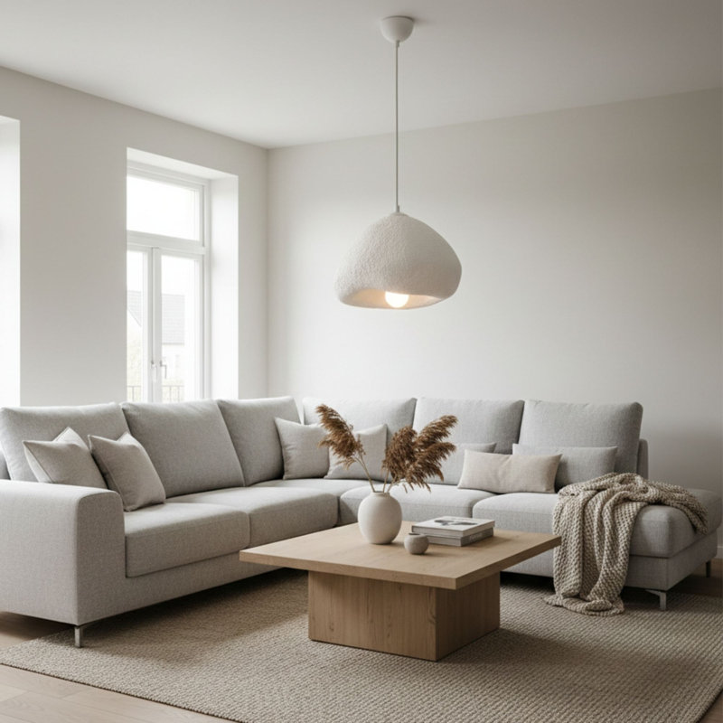Lustre, H 12,6 po x l 11,02 po x P 8,66 po