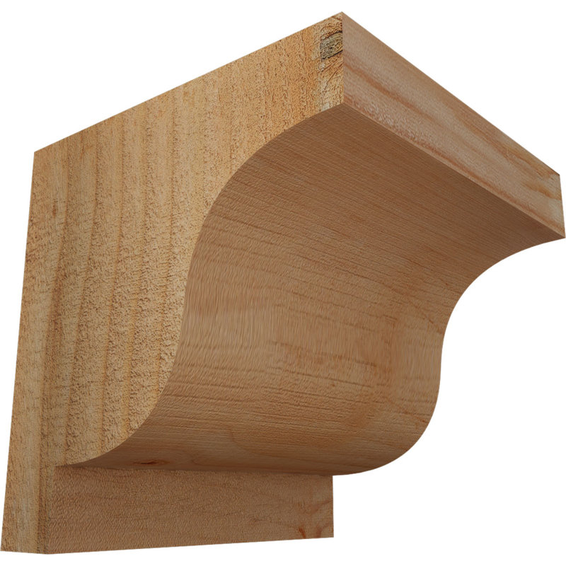 Newport Corbel, H 6 po x l 6 po x P 6 po, Sapin de Douglas, Sciage brut