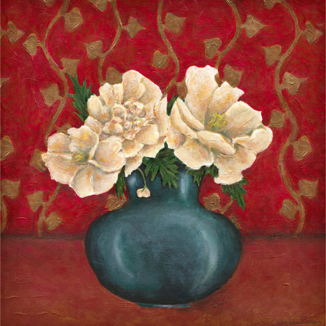 Titian Flowers I by Chariklia Zarris - Wrapped Canvas Painting