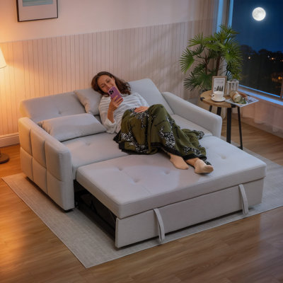 2 Seater Linen Sleeper