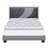 Boyd Sleep Bree Upholstered Platform Bed with Headboard and Durable Mattress Foundation with Strong 14 Wood Slat Supports, No Box Spring Required-28465136-28465150