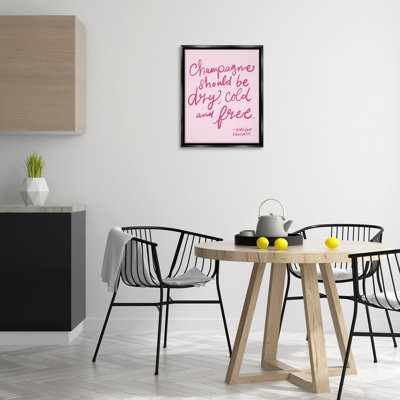  «Dry Cold Free Champagne», art mural encadré par Kristina Hultkrantz