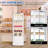 Commercial Refrigerator Display, 215L/7.6 Cu. Ft Display Refrigerator Pastry, Countertop/Floor Refrigerator, Double-Layered Glass Display Refrigerator with Wheels, Led Lights, Auto Defrost