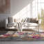 Tapis rose à motif abstrait Kymiere-1892235564
