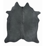 Cowhide Area Rug in Gray