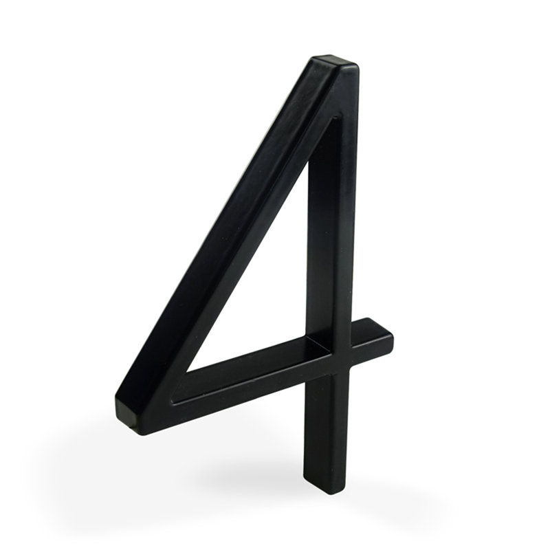 Numéro de maison 5 po, 4