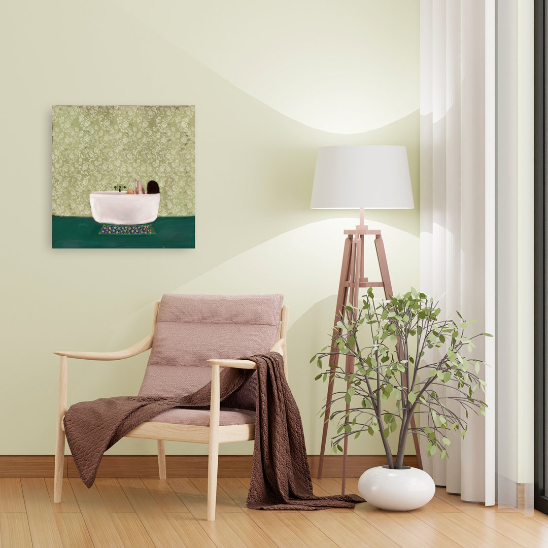 A Peaceful Soak Peaceful Abstract Contemporary Wall Art Print