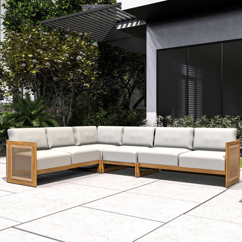 Acacia 6 - Person Patio Conversation Sets With Cushions