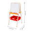 Teamson Kids Little Artist Vangogh Adjustable Wooden Kids Easel with Chalkboard, Whiteboard, Paper Roll, Storage Bins and Cups-42735636