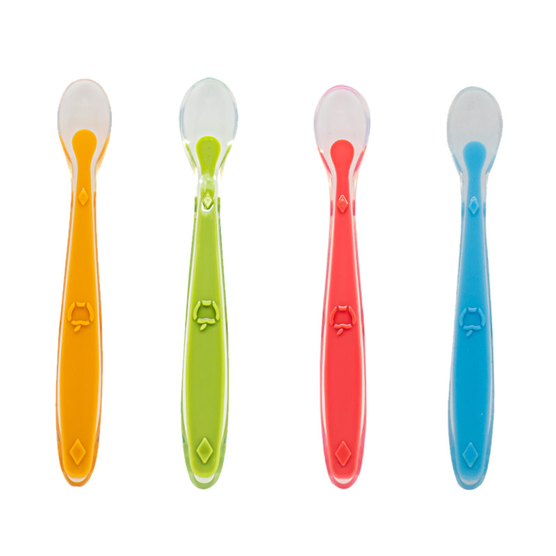 Berdie Baby Flatware, Blue/Green/Orange/Red