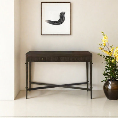 Retro Console Table with Drawers