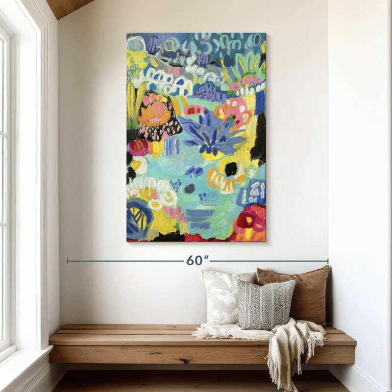 Avery Whimsical Pond III, 48" H x 32" W
