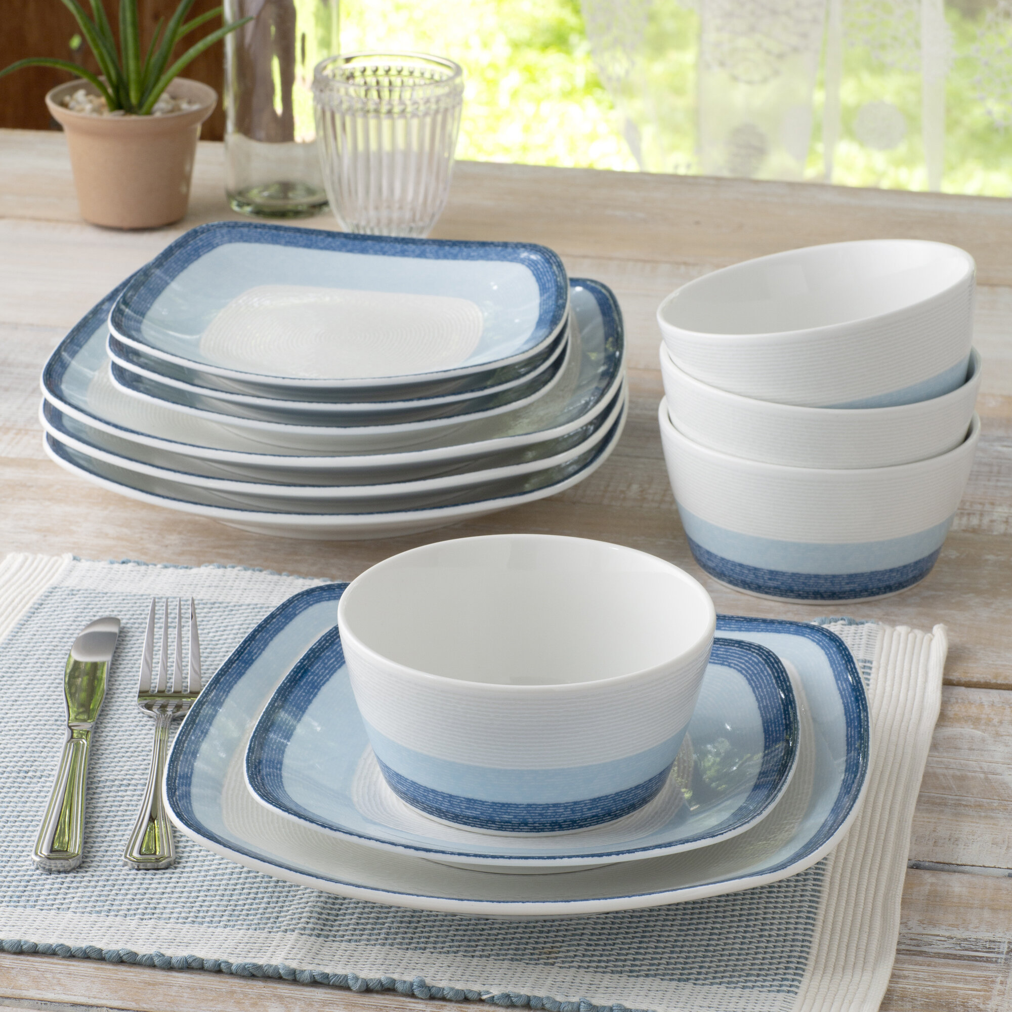 Noritake shop square plates