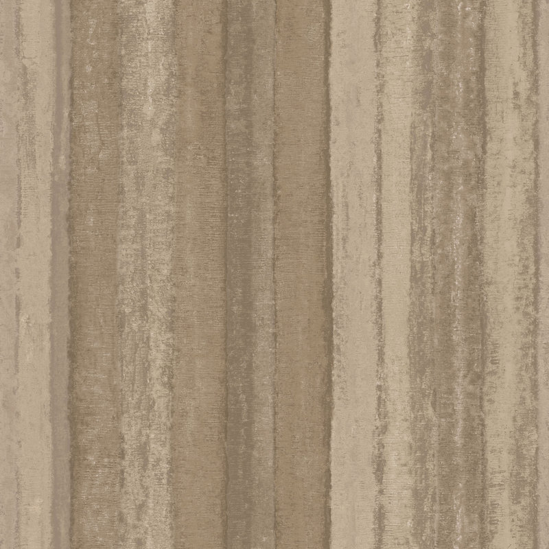 Adelphia Pearlescent Nomed Stripe Wallpaper Roll 10m x 53cm, Beige