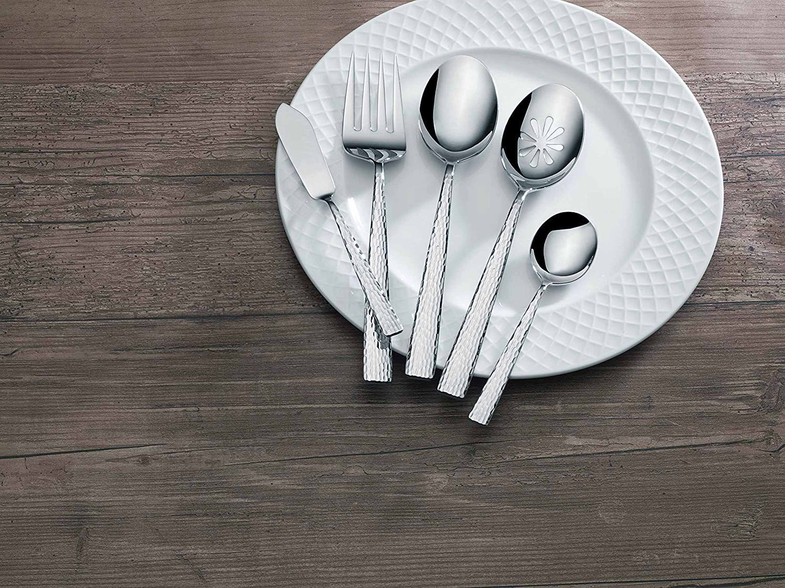 Set De 12 Couverts Salade Inox - Fourchettes Argent | Lave-Vaisselle Safe | Pour Maison/Resto