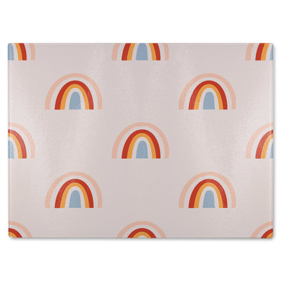 Bohemianl Ethnic Pattern Glass Chopping Board