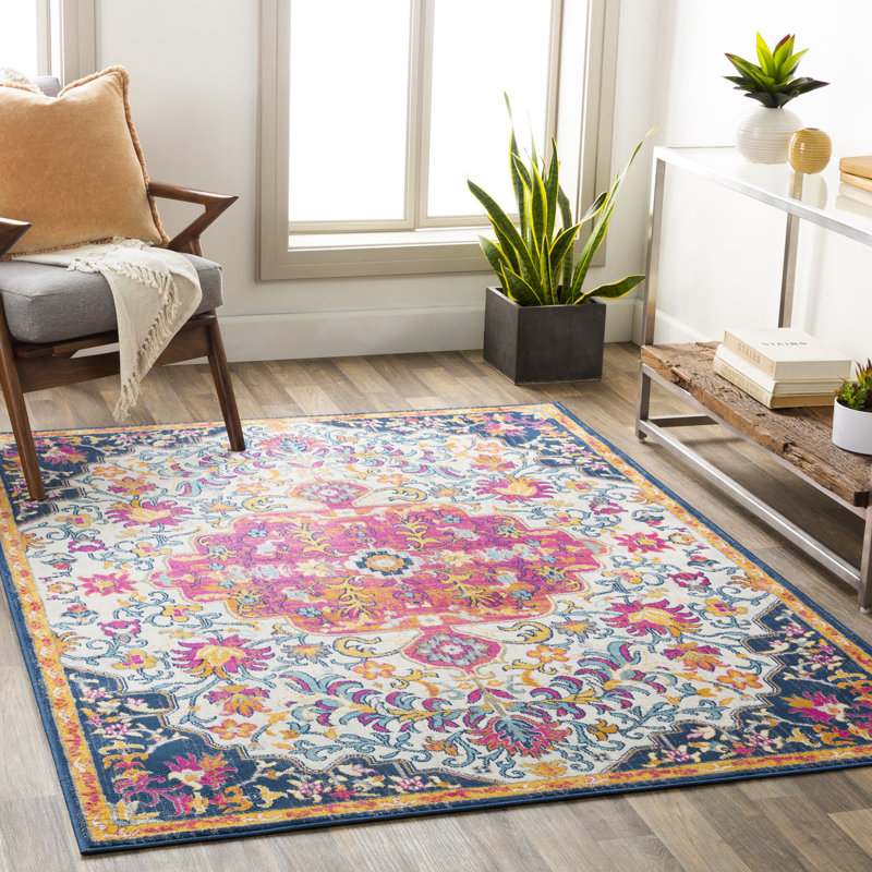Fleeman Oriental Indoor Rug, Rectangle 5'3" x 7'1"