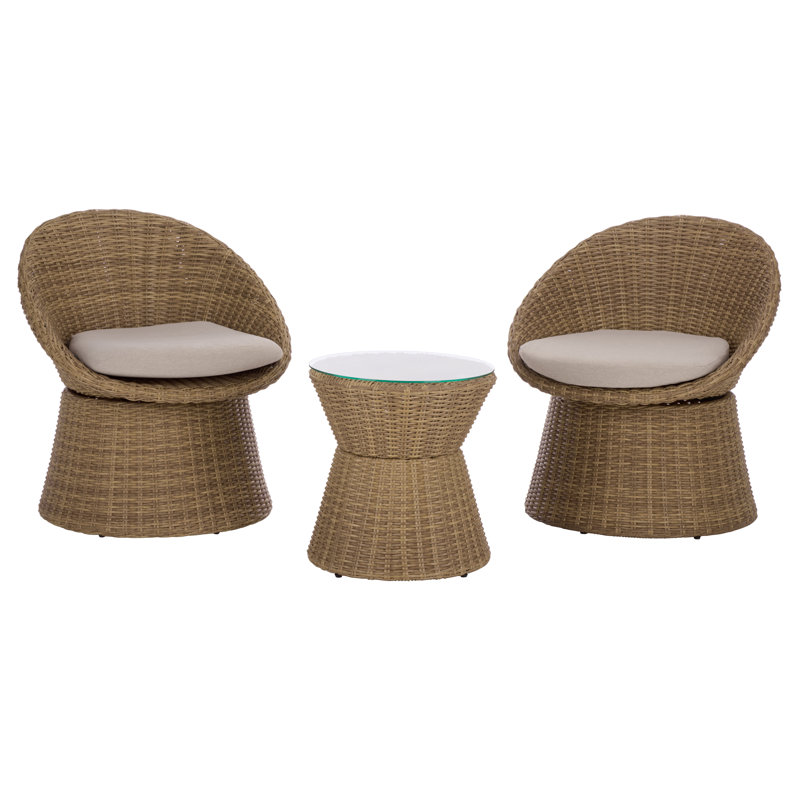 Drew Swivel Bistro Set