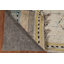 Tapis rayé en laine à motif géométrique marocain 6 x 10