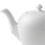 White Fluted Half Lace Teapot