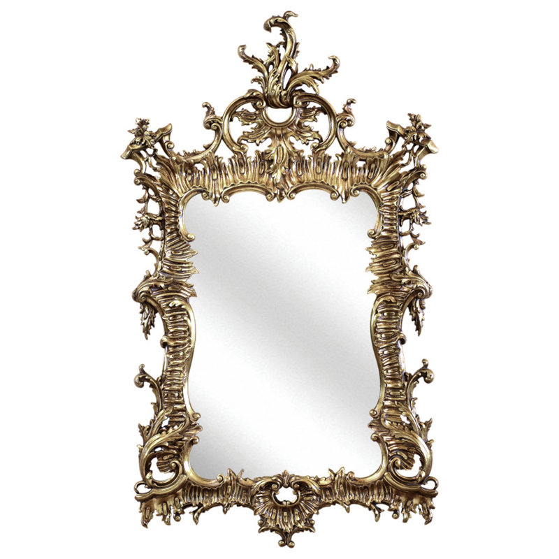 Miroir d'appoint 65 "Britnae, Argent antique