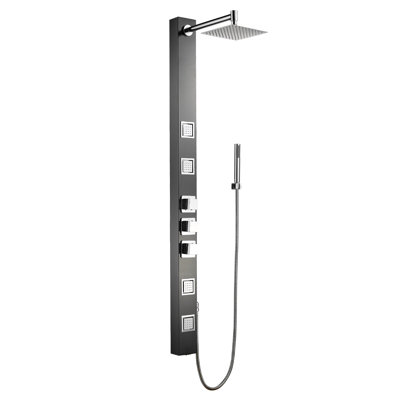 Panneau de douche 59 po avec pomme de douche réglable