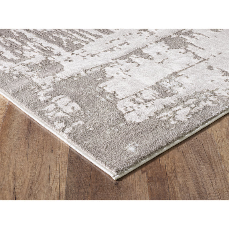 Galt Abstract Area Rug, Rectangle 60cm x 110cm