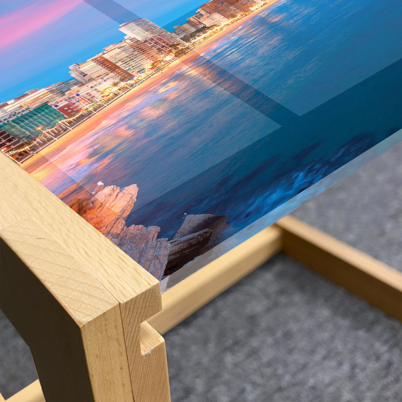 Jagjeet Trestle Coffee Table, 40cm H x 91cm W x 62cm D