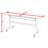 Malikka Rectangle 2 Person Flip Top Training Table and Chair Set with Modesty Panel-1159470020-1159470043