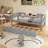 Wood Daybed With Trundle And Fence Guardrails-1165395015-1165395014