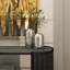 Cole And Grey Stainless Steel Vase With A Sleek Mirror Finish