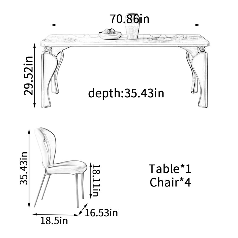 Table en acier inoxydable Premium Premium