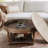Large Round Waterproof Ottoman Coffee Table-713096451