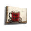 «Hot Chocolate Cup Red Light» par Momart, art mural sur toile, 26 po x 18 po