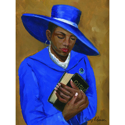 " African American Women Holding Bible "
